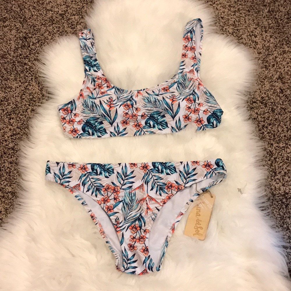 Cabana Del Sol floral tropical bikini 🏝